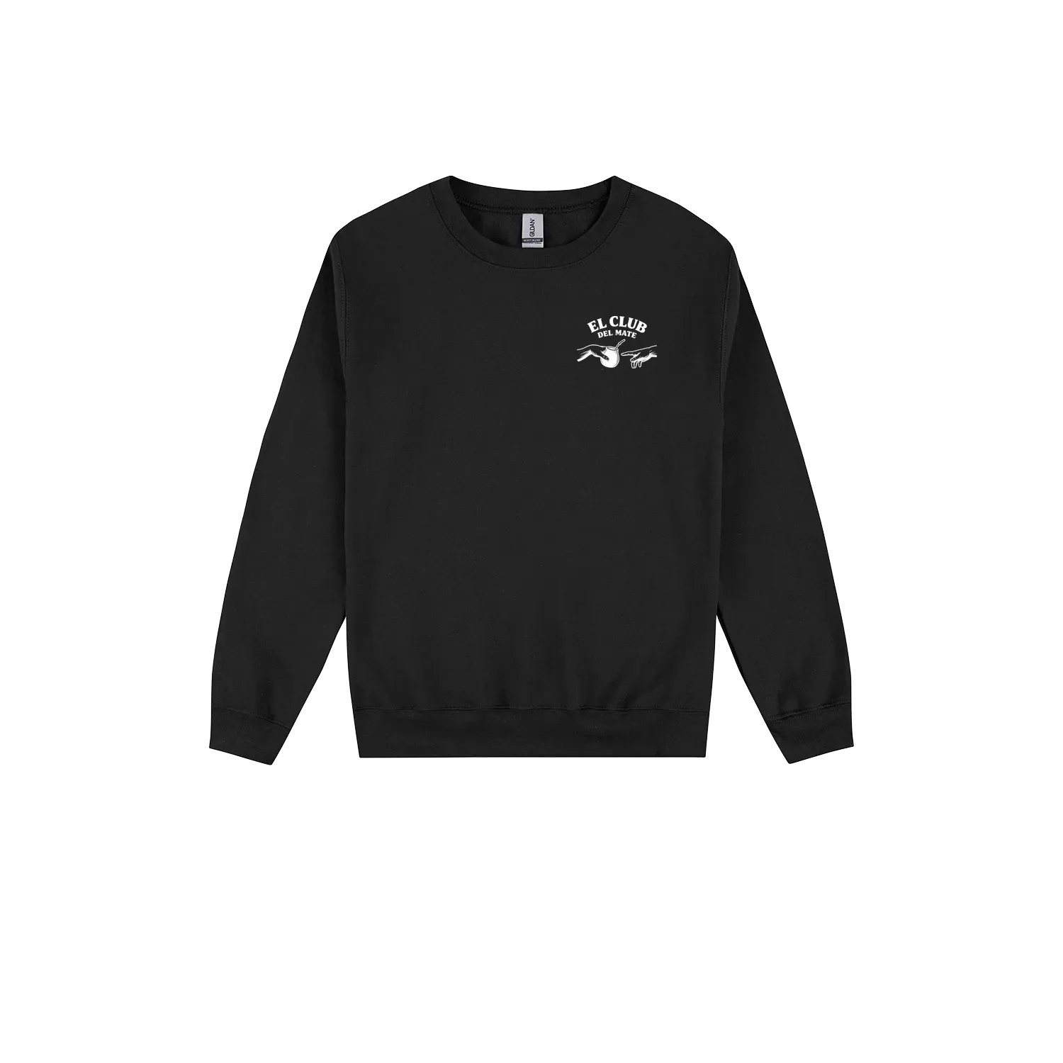 Black front flat lay