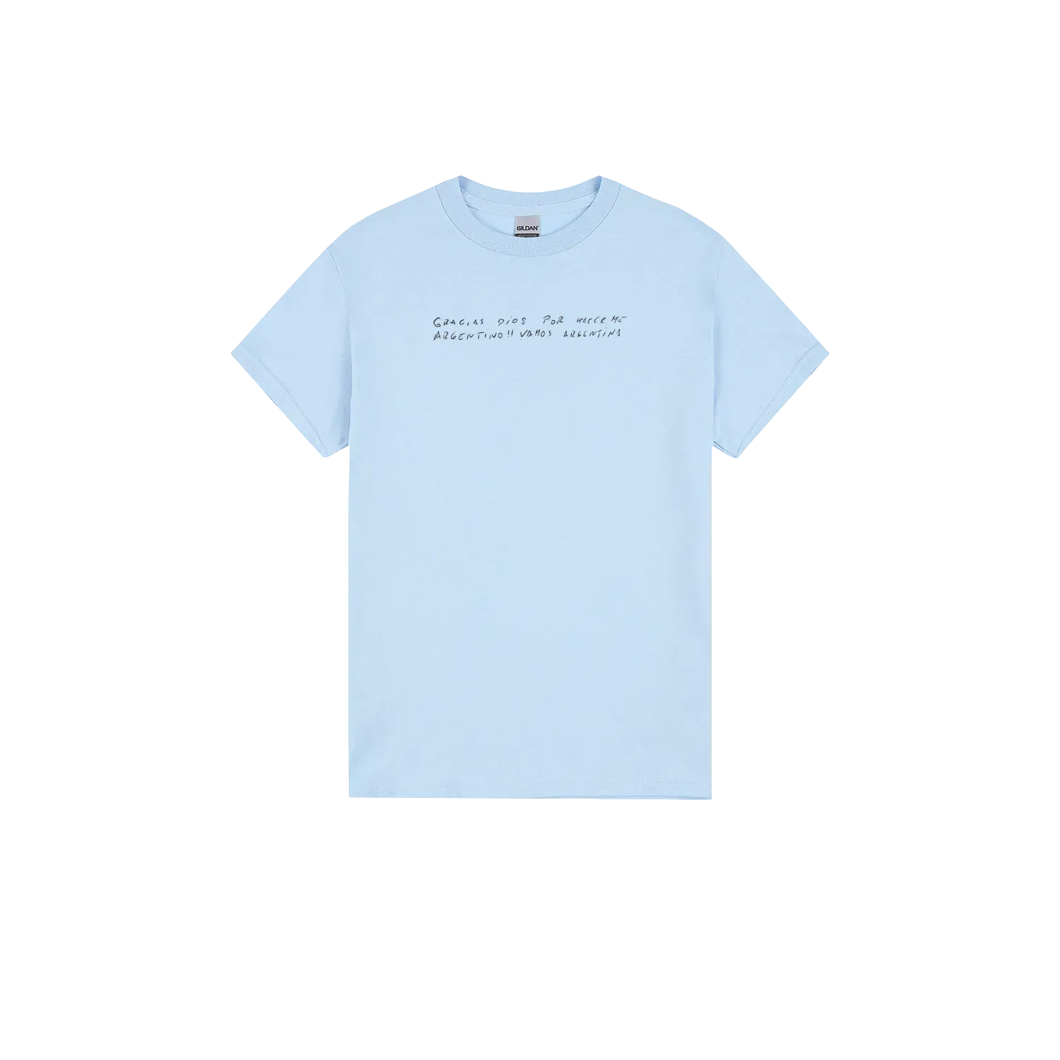 Light Blue front flat lay