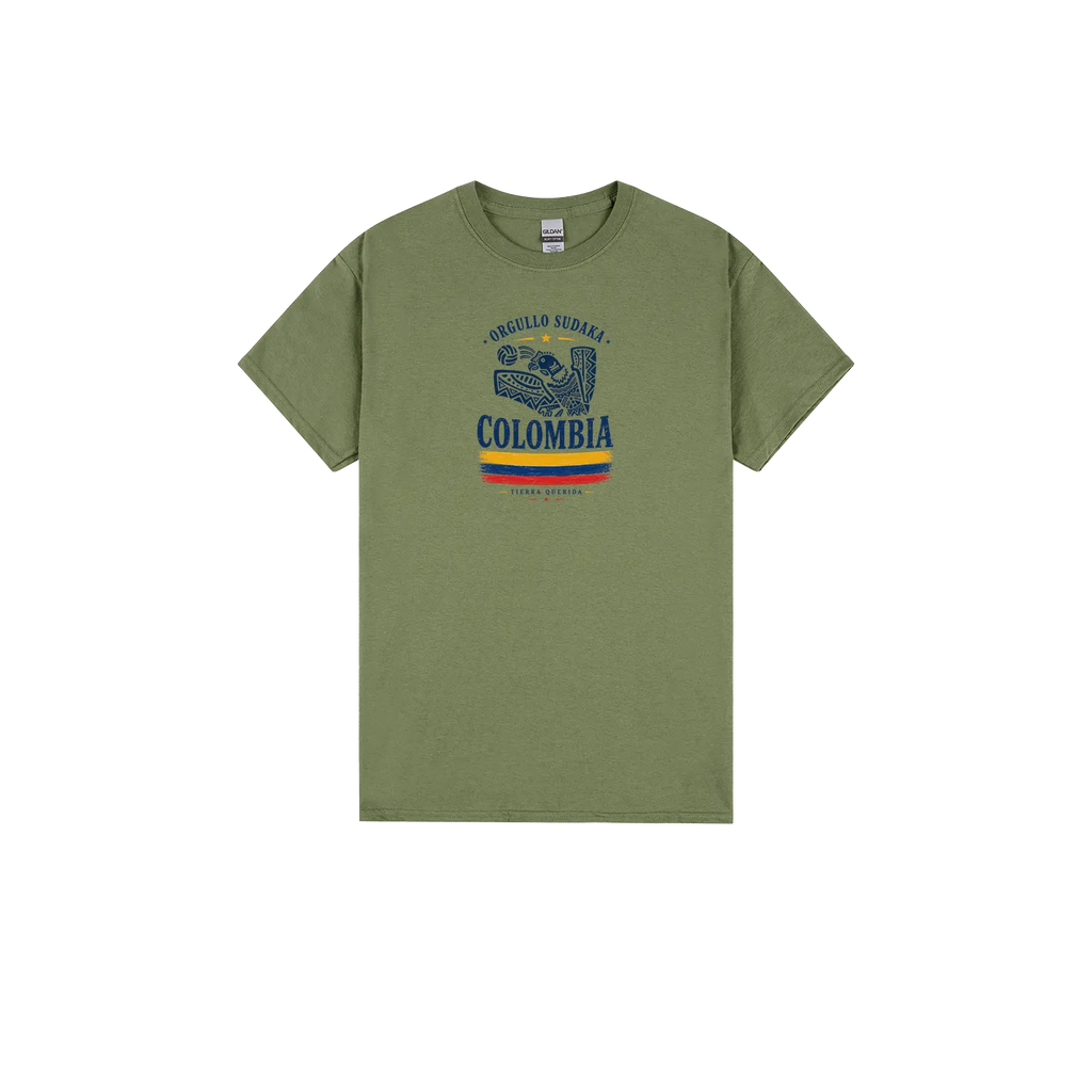 Military Green front flat lay