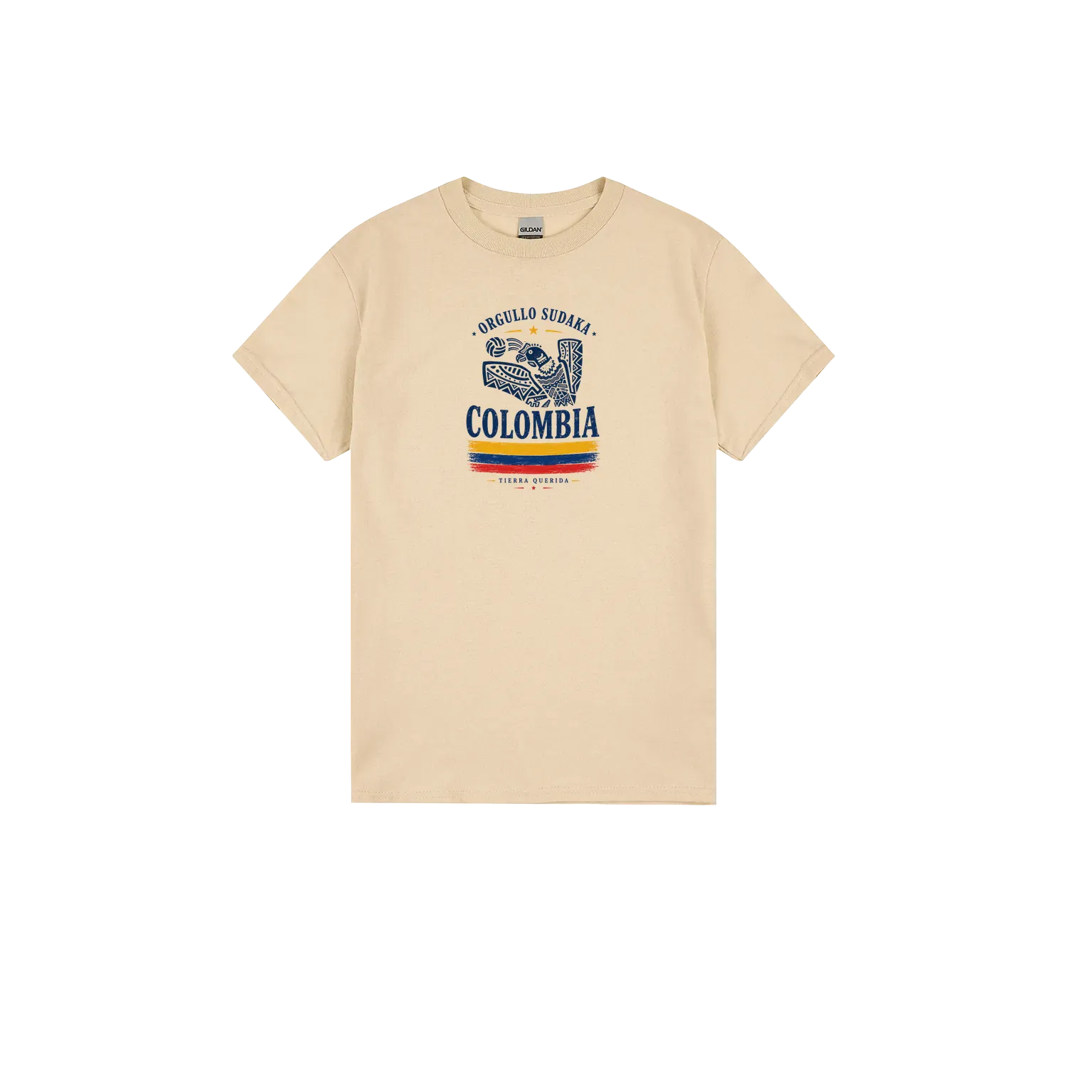 Sand front flat lay