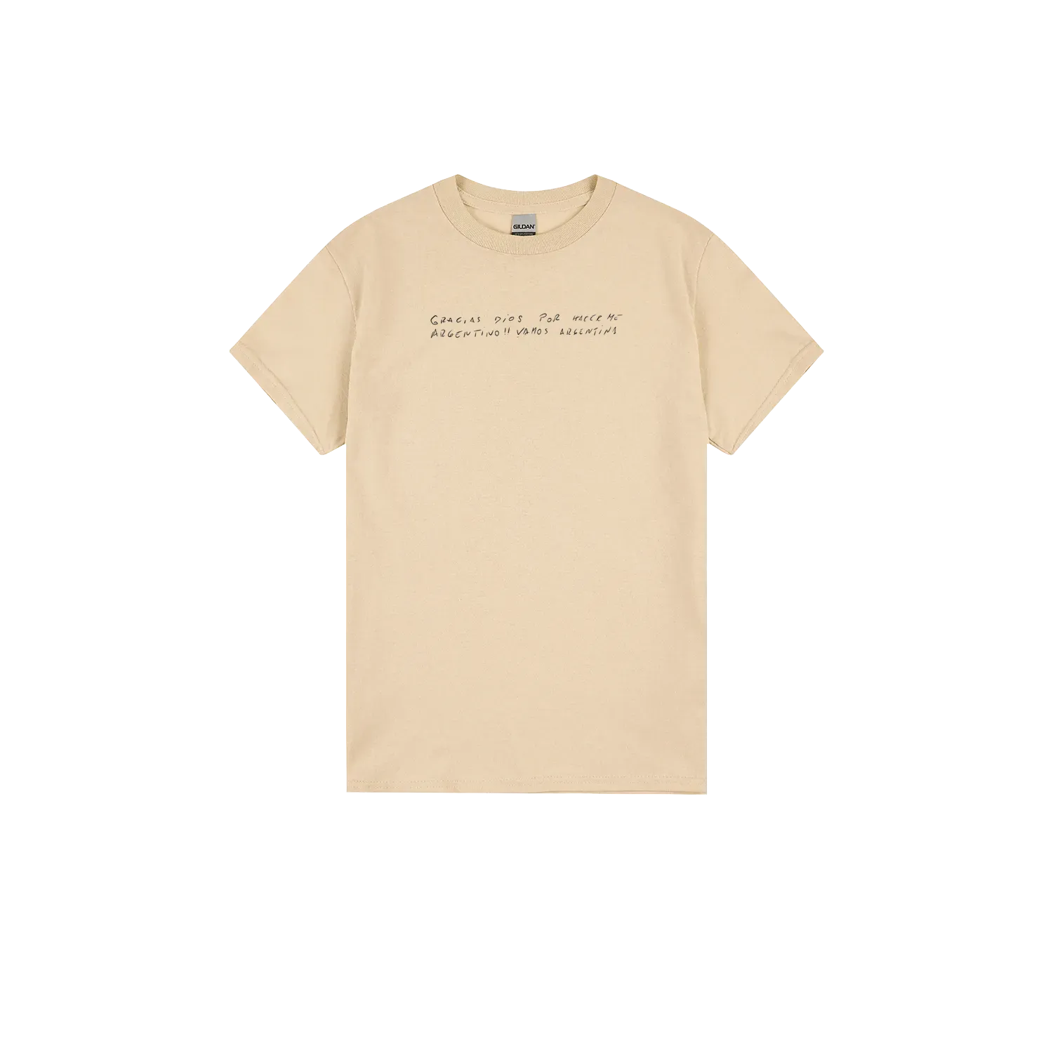 Sand front flat lay