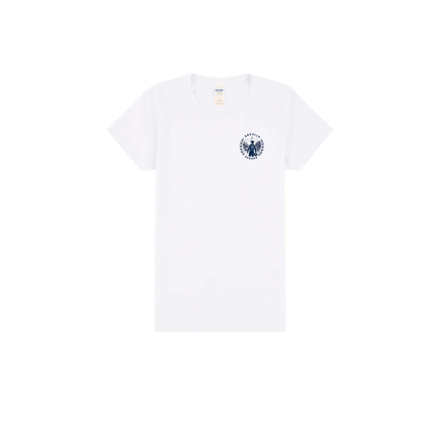 White front flat lay