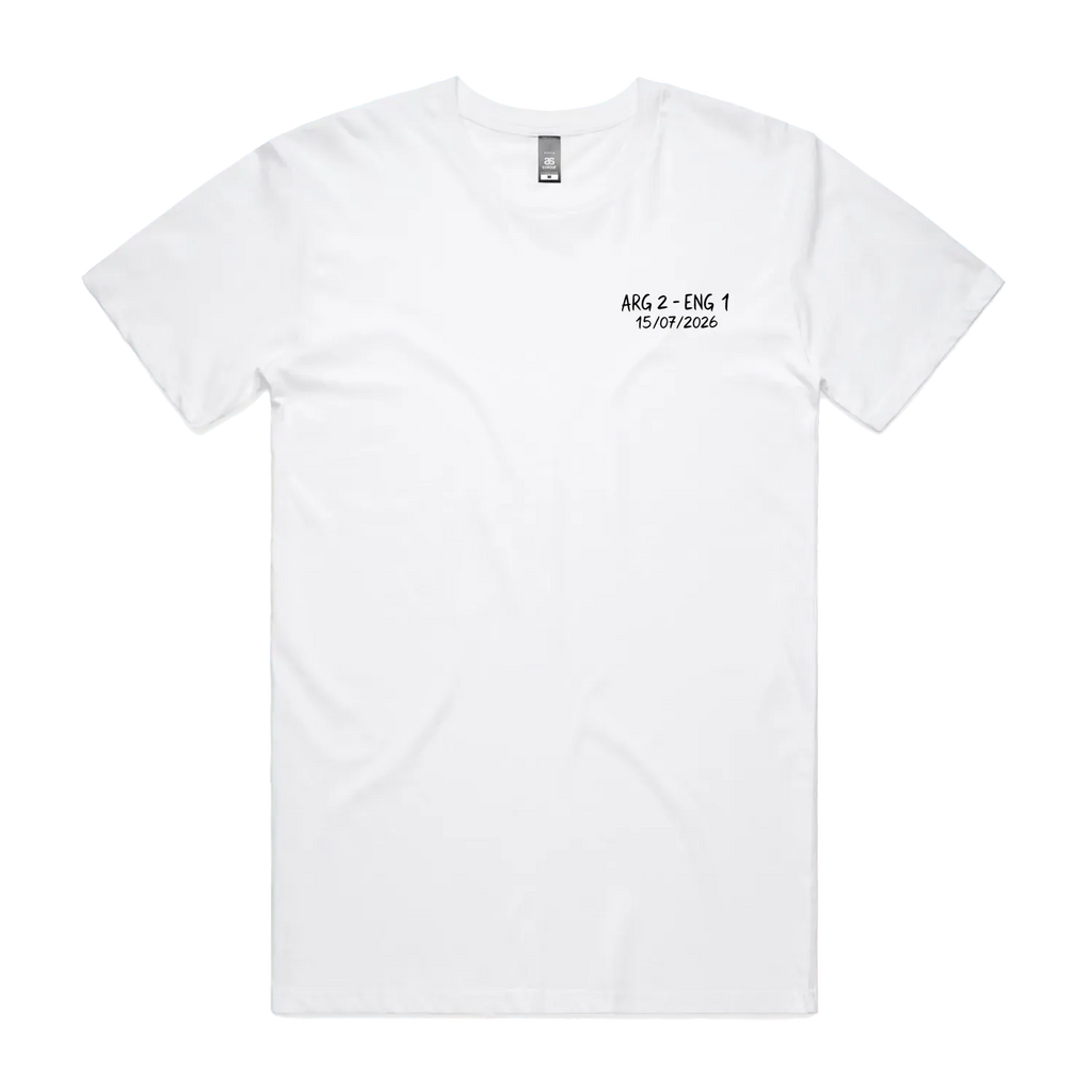 White front flat lay