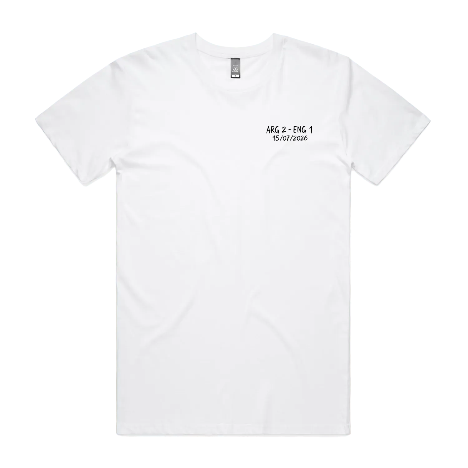 White front flat lay