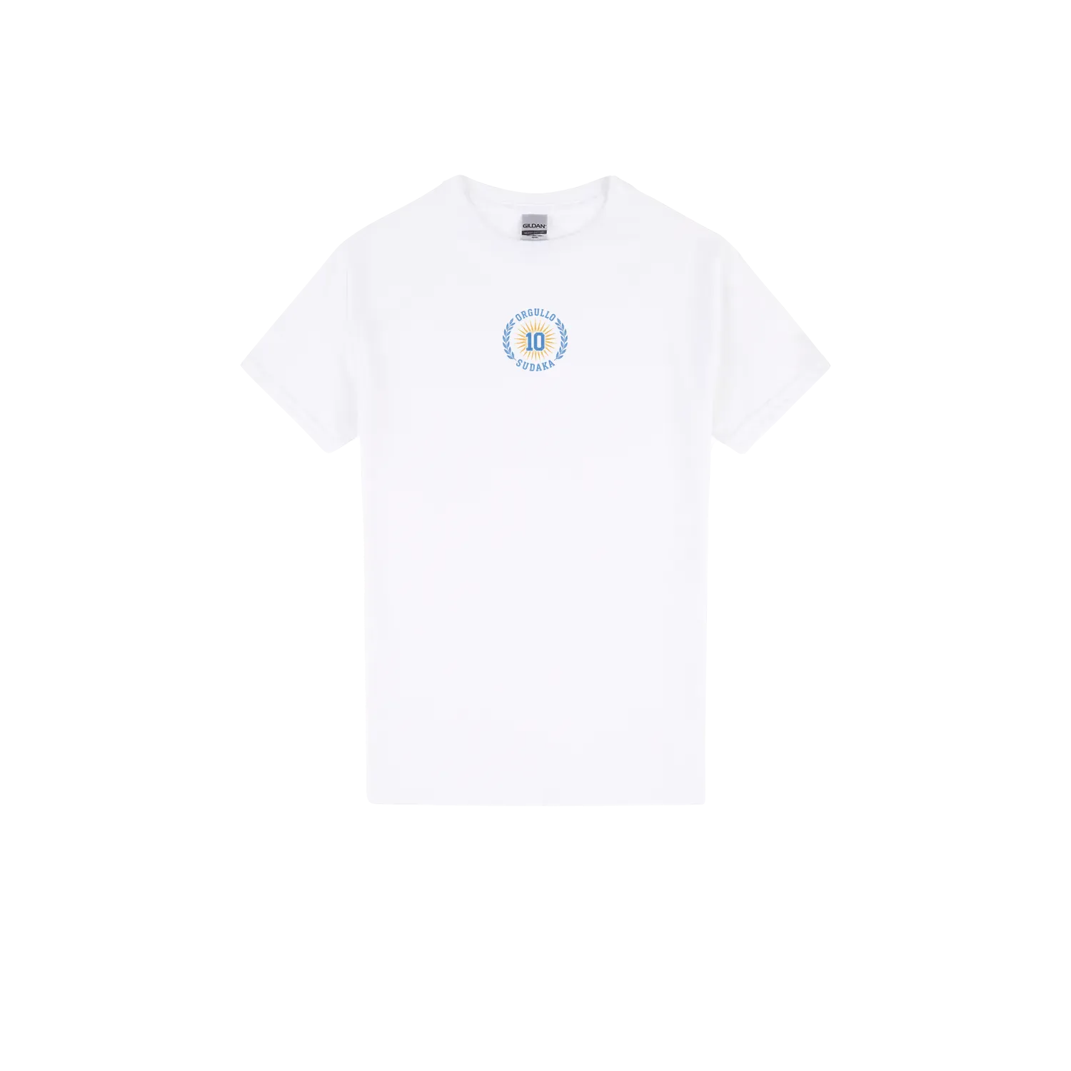 White front flat lay