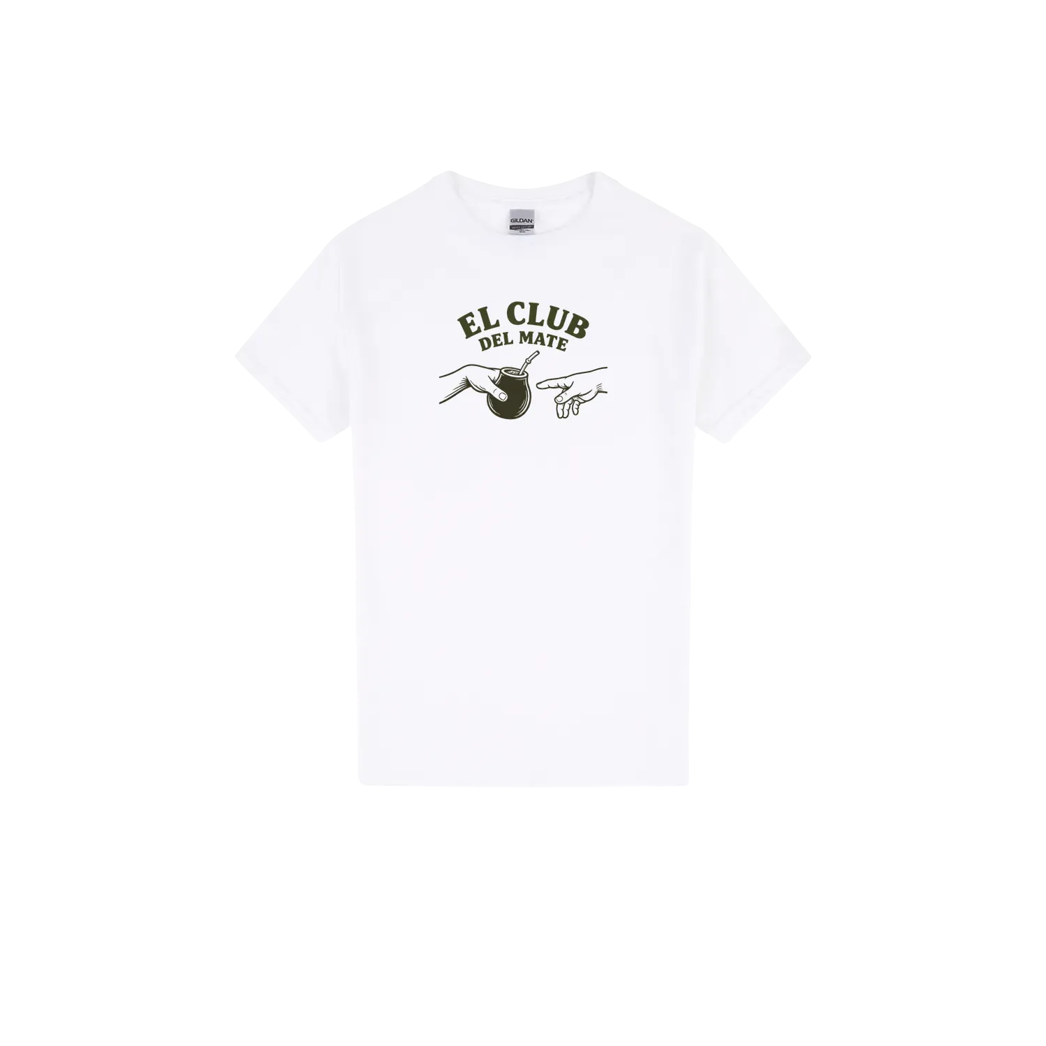 White front flat lay