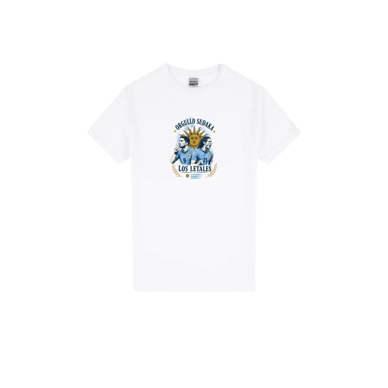 White front flat lay