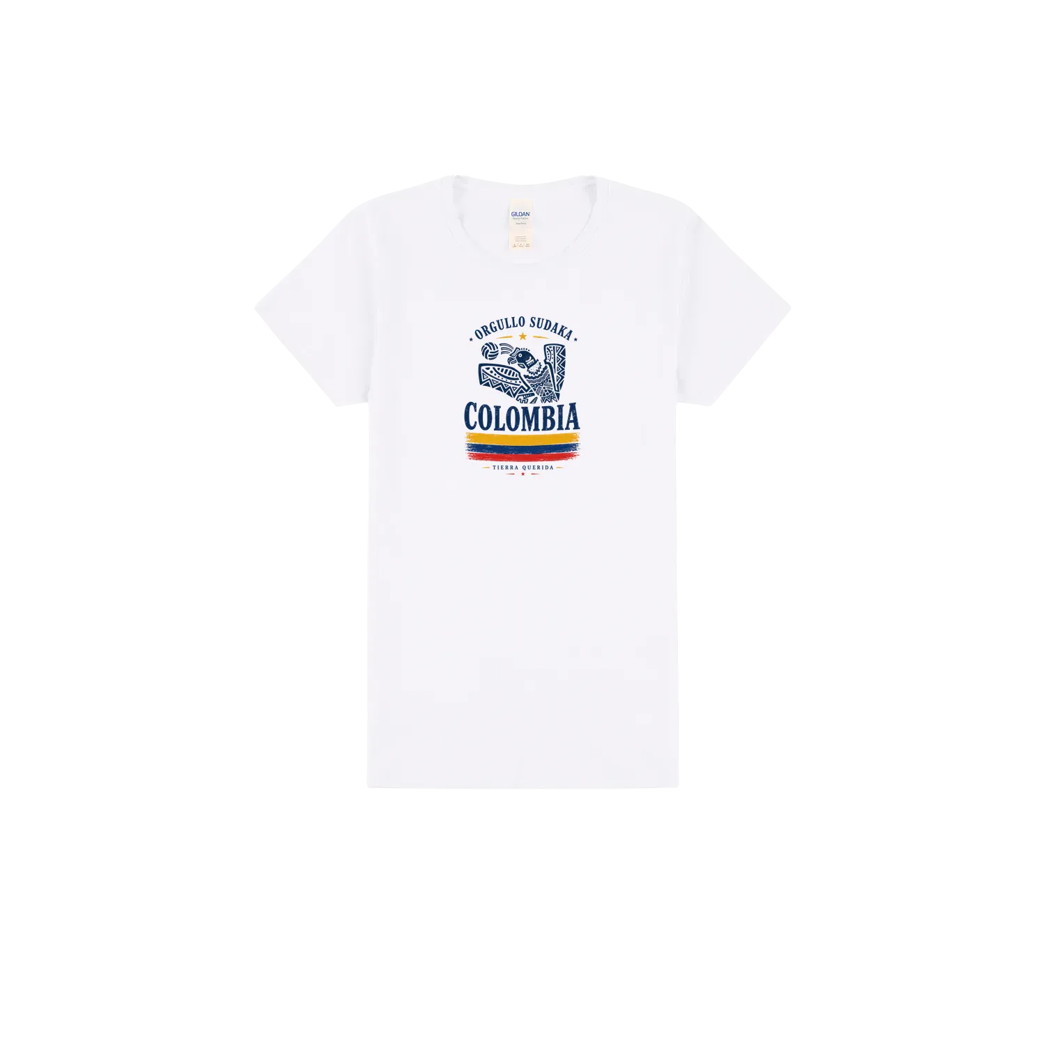 White front flat lay