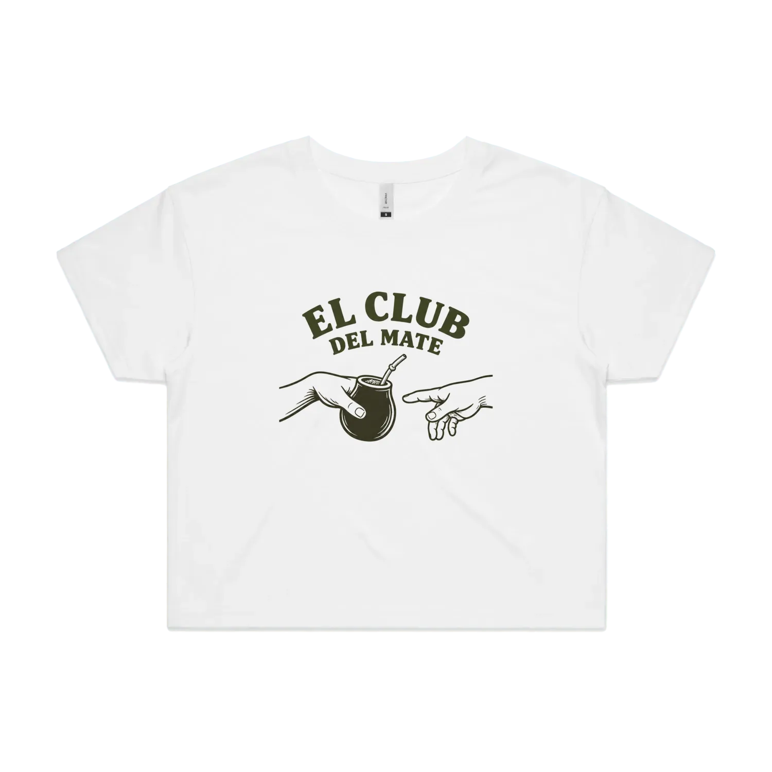 White front flat lay