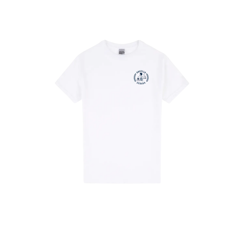 White front flat lay