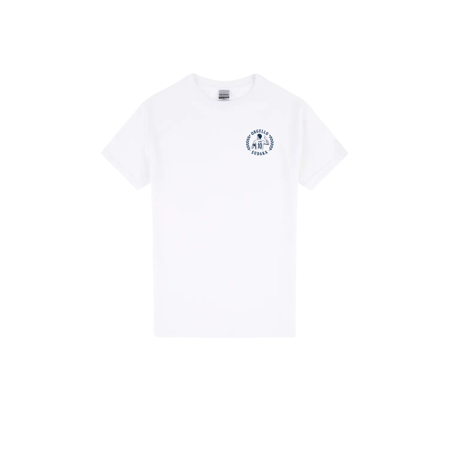 White front flat lay