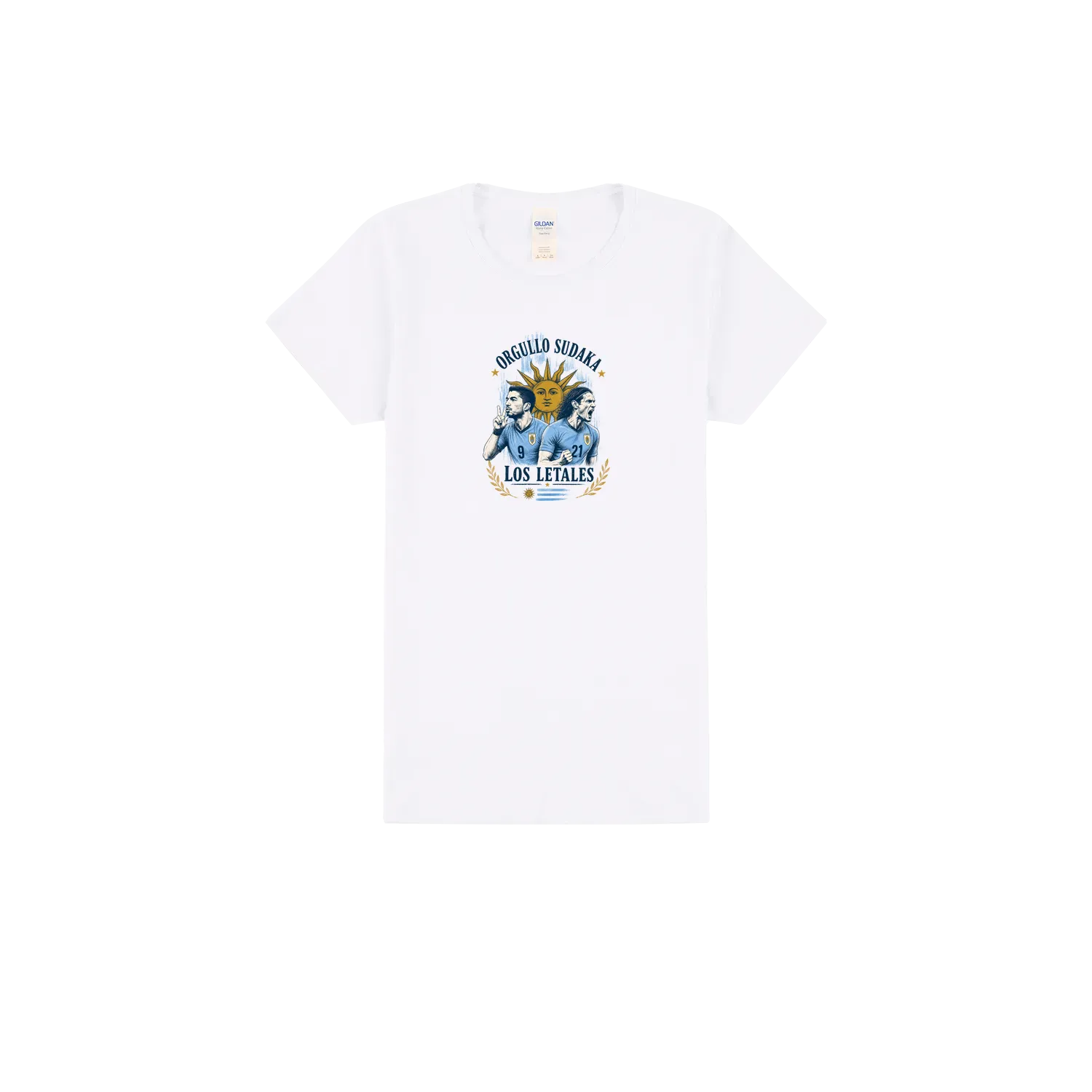 White front flat lay