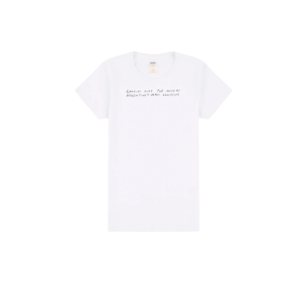 White front flat lay