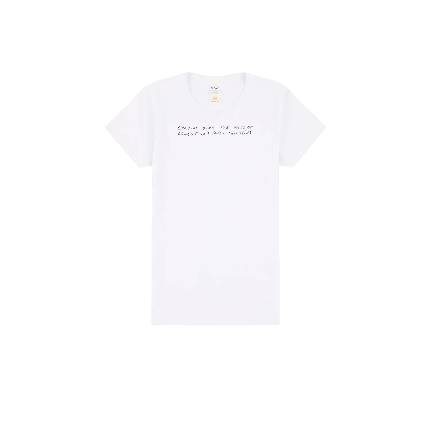 White front flat lay