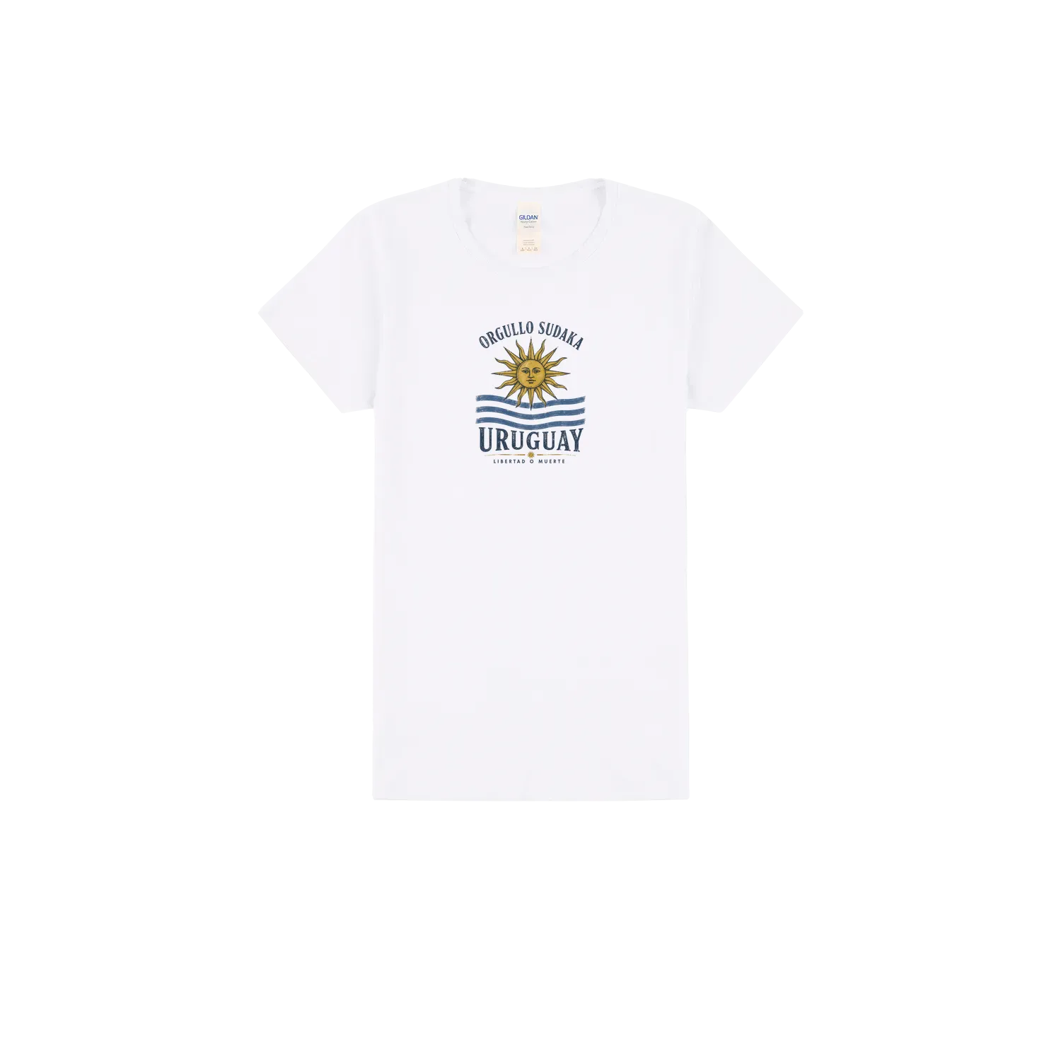 White front flat lay