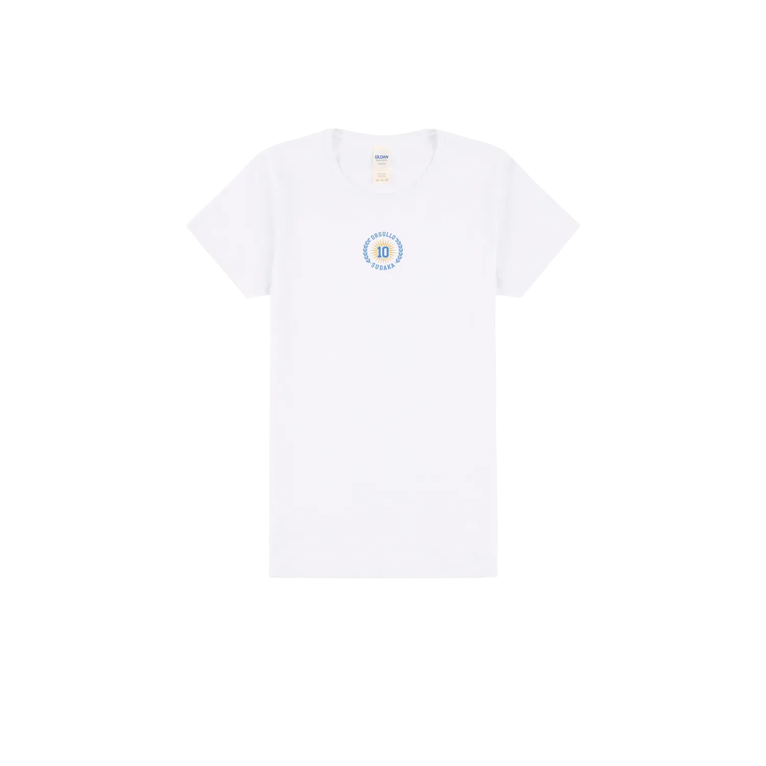 White front flat lay