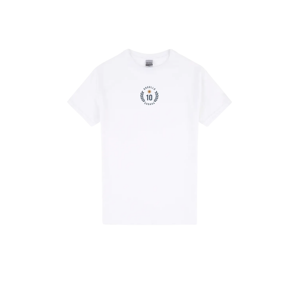 White front flat lay
