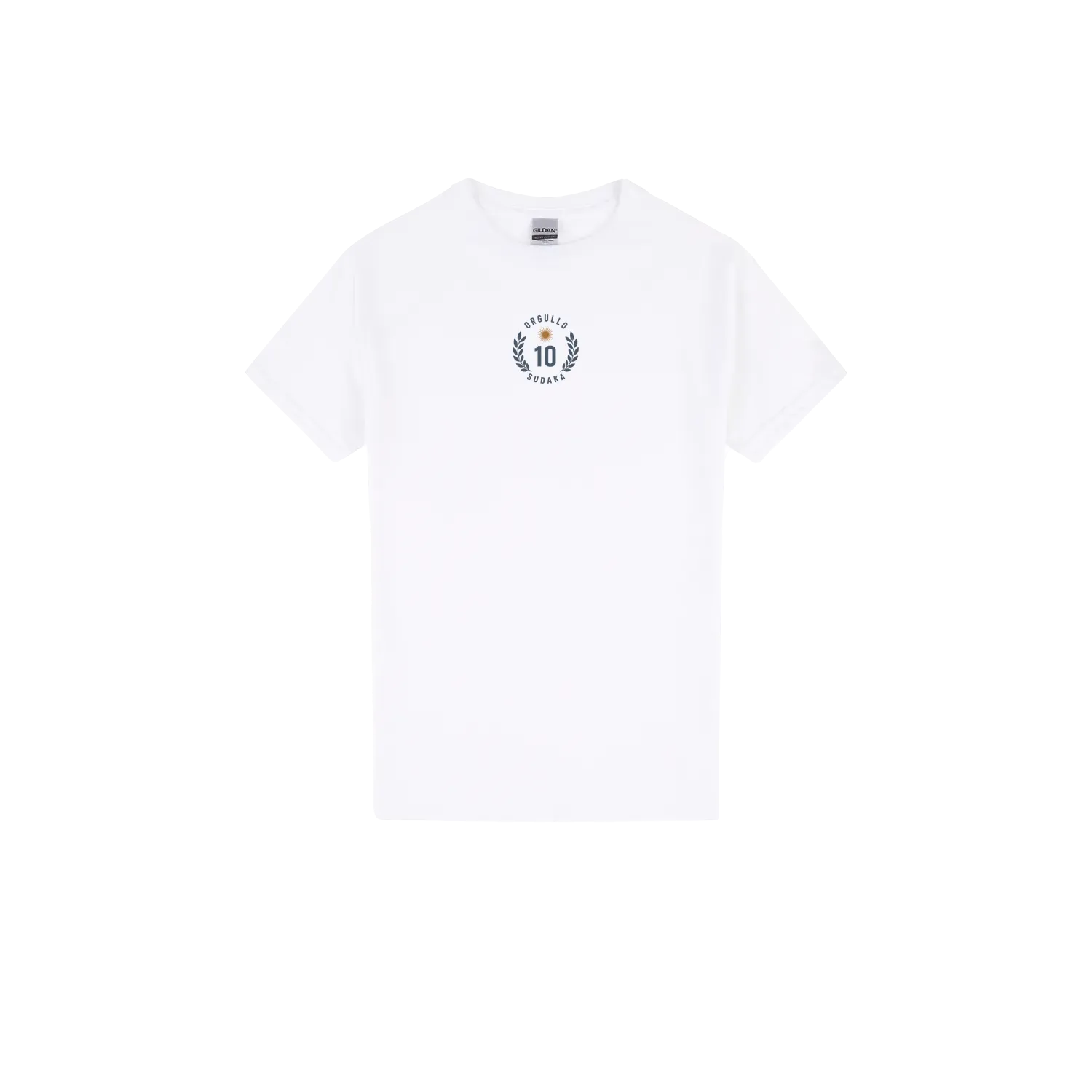 White front flat lay
