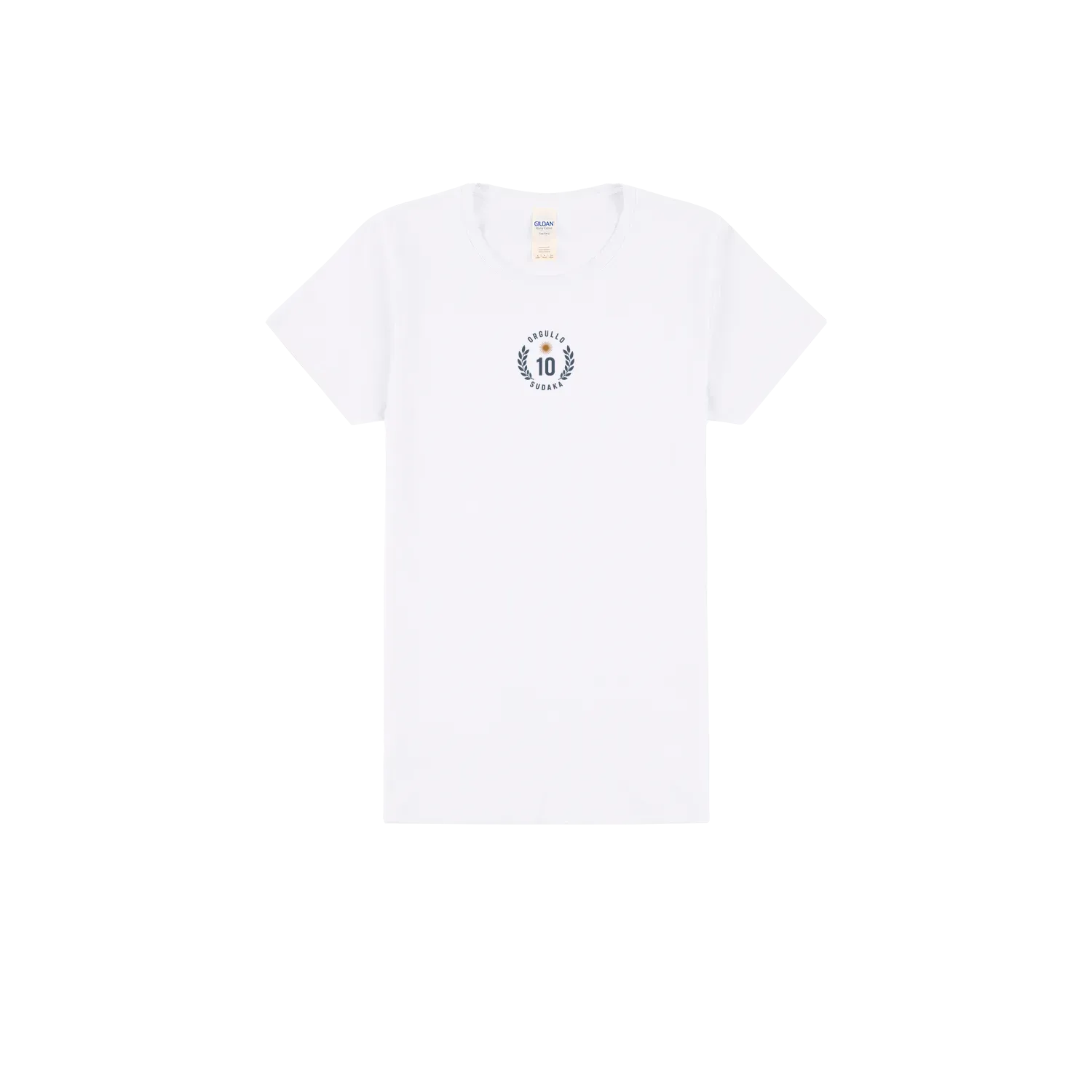 White front flat lay